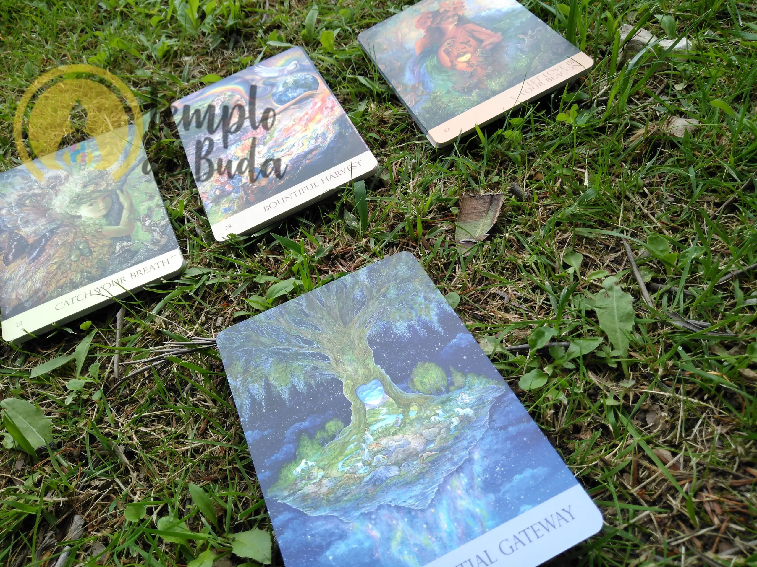 Oráculo Sussuros da Natureza de Angela Hartfield em Inglês