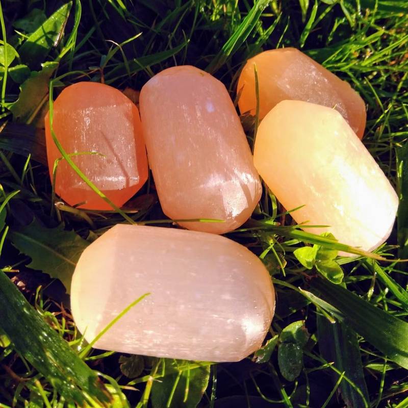 Selenite Laranja Rolado