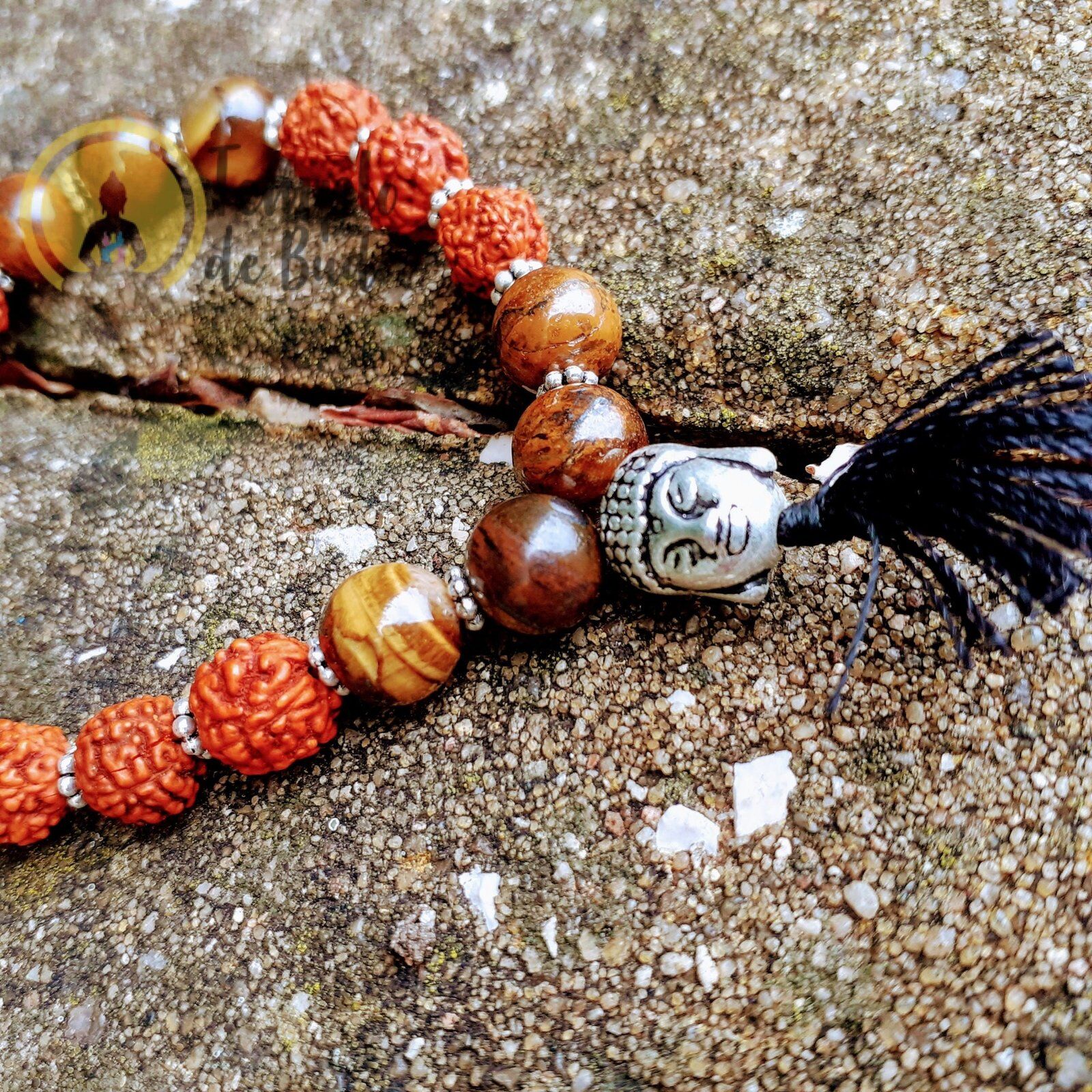 Pulseira Olho de Tigre com Buda - Image 2