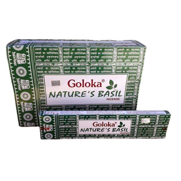 Incenso Indiano Goloka Nature’s Basil Caixa
