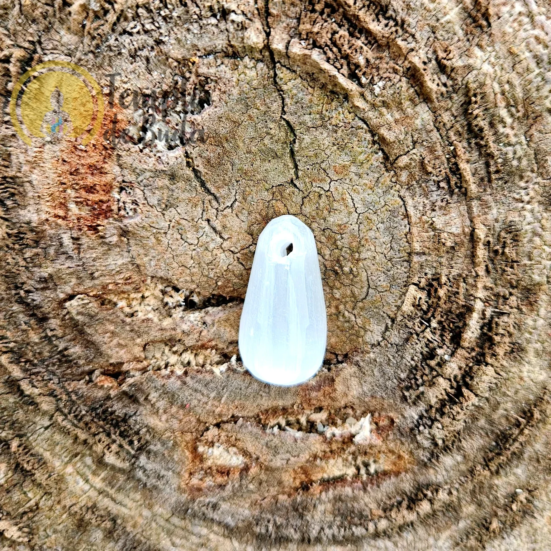 Pendente de Selenite Gota