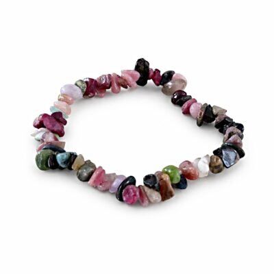Pulseira de Turmalina Melancia Chips