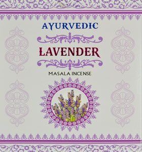 Incenso Indiano Ayurvedic Lavanda Caixa