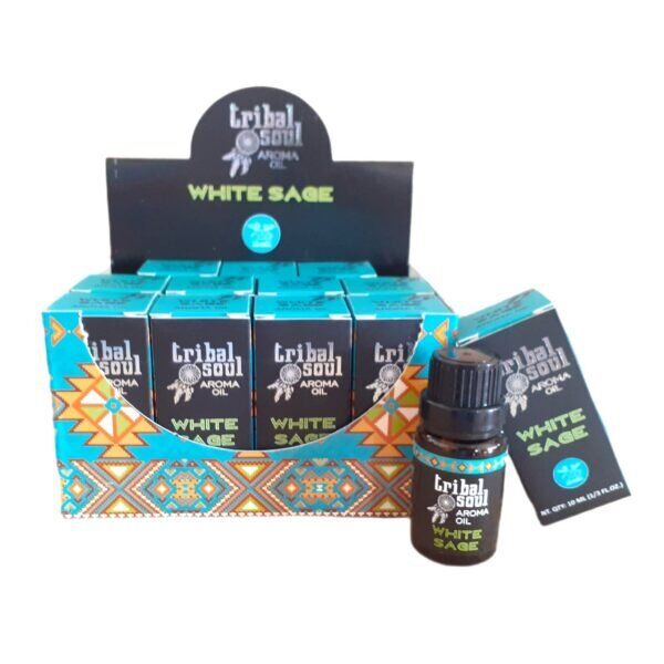 Oleo Aromatico Tribal Soul White Sage Caixa
