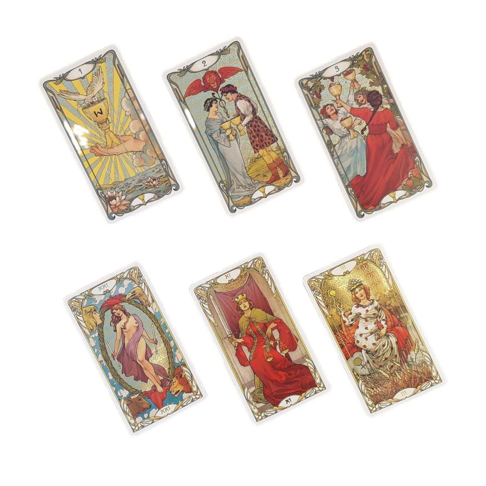Golden Art Nouveau Tarot