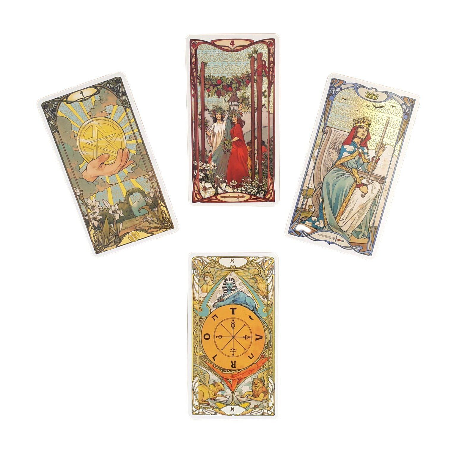 Golden Art Nouveau Tarot
