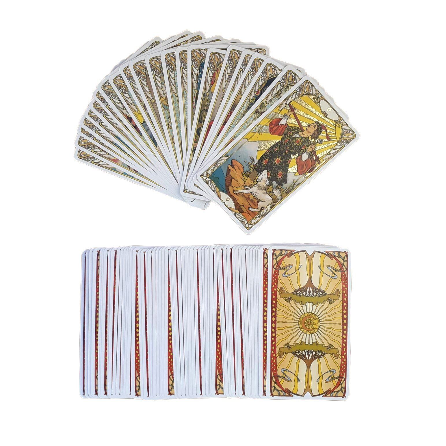 Golden Art Nouveau Tarot
