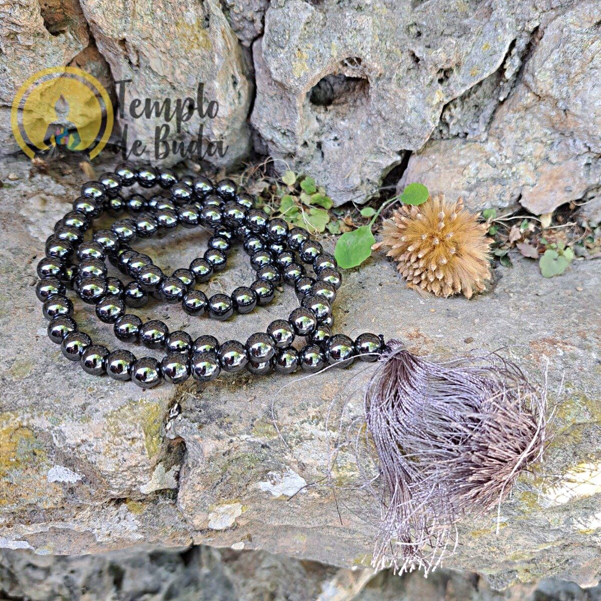 JapaMala de Hematite