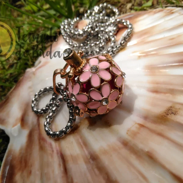 Chamador de Anjos Flores Rosas