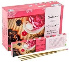 Incenso Goloka Aromatherapy Rosemary Caixa