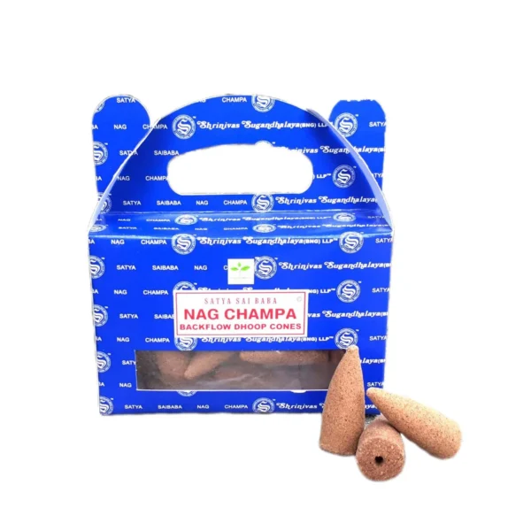 Cones Incenso Cascata Satya Sai Baba Nag Champa