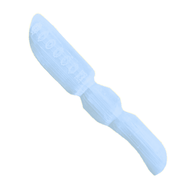 Adaga de Selenita Sete Chakras