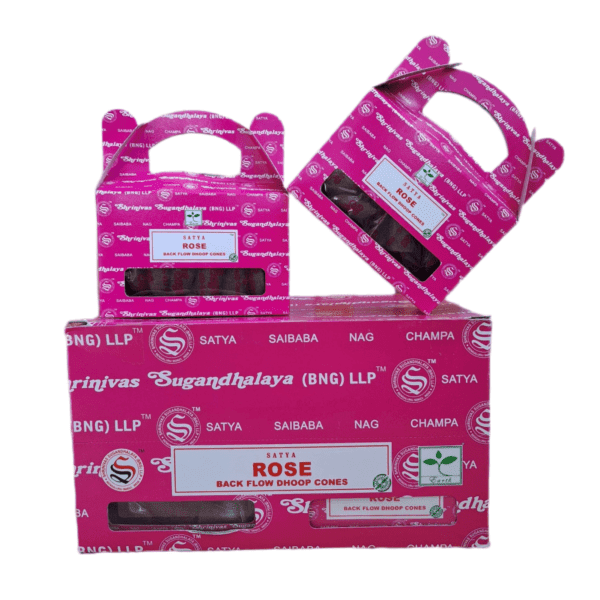 Cones Incenso Cascata Satya Rose Caixa