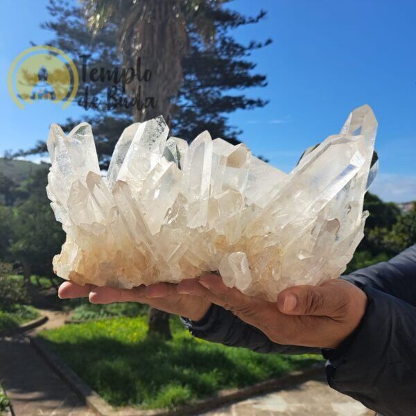 Drusa de Quartzo Branco Lemuriano 8.700 kg