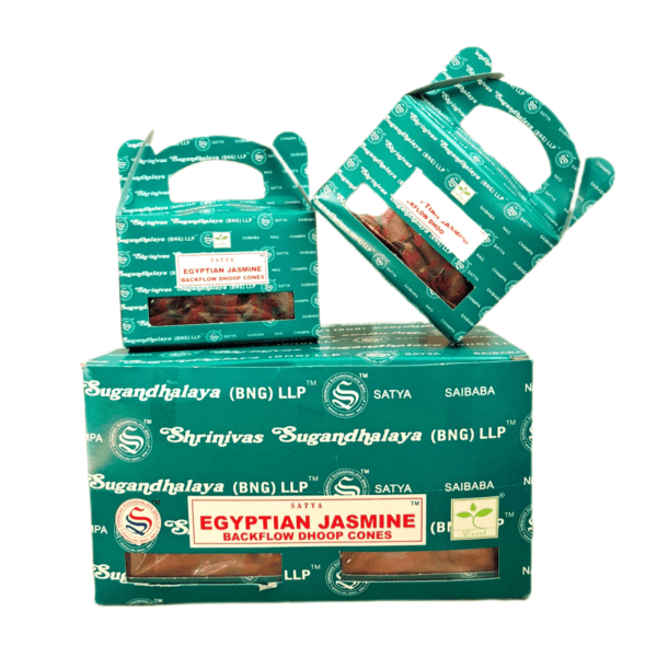 Cones Incenso Cascata Satya Egyptian Jasmine Caixa